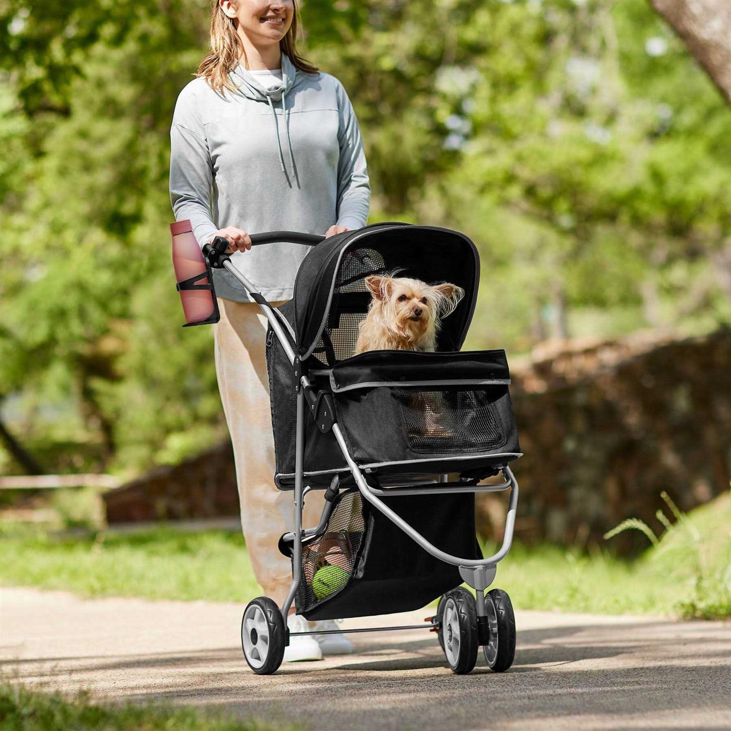 Frisco Dog & Cat Collapsible Stroller - Healthber