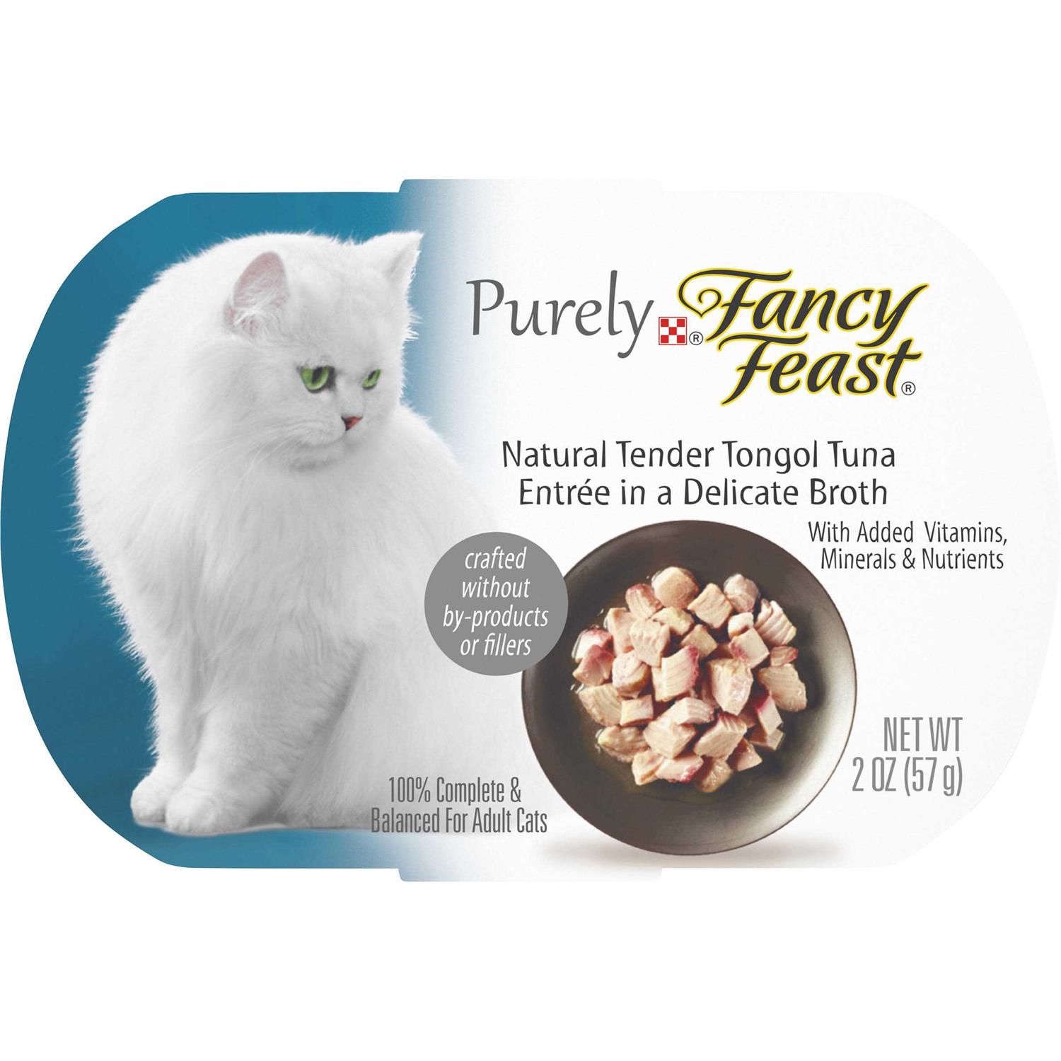 Purina Fancy Feast Purely Natural Tender Tongol Tuna Wet Cat Food - Healthber