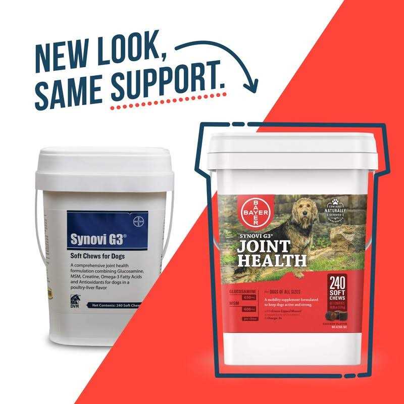 Synovi G3 Soft Chews Joint Supplement for Dogs - Healthber