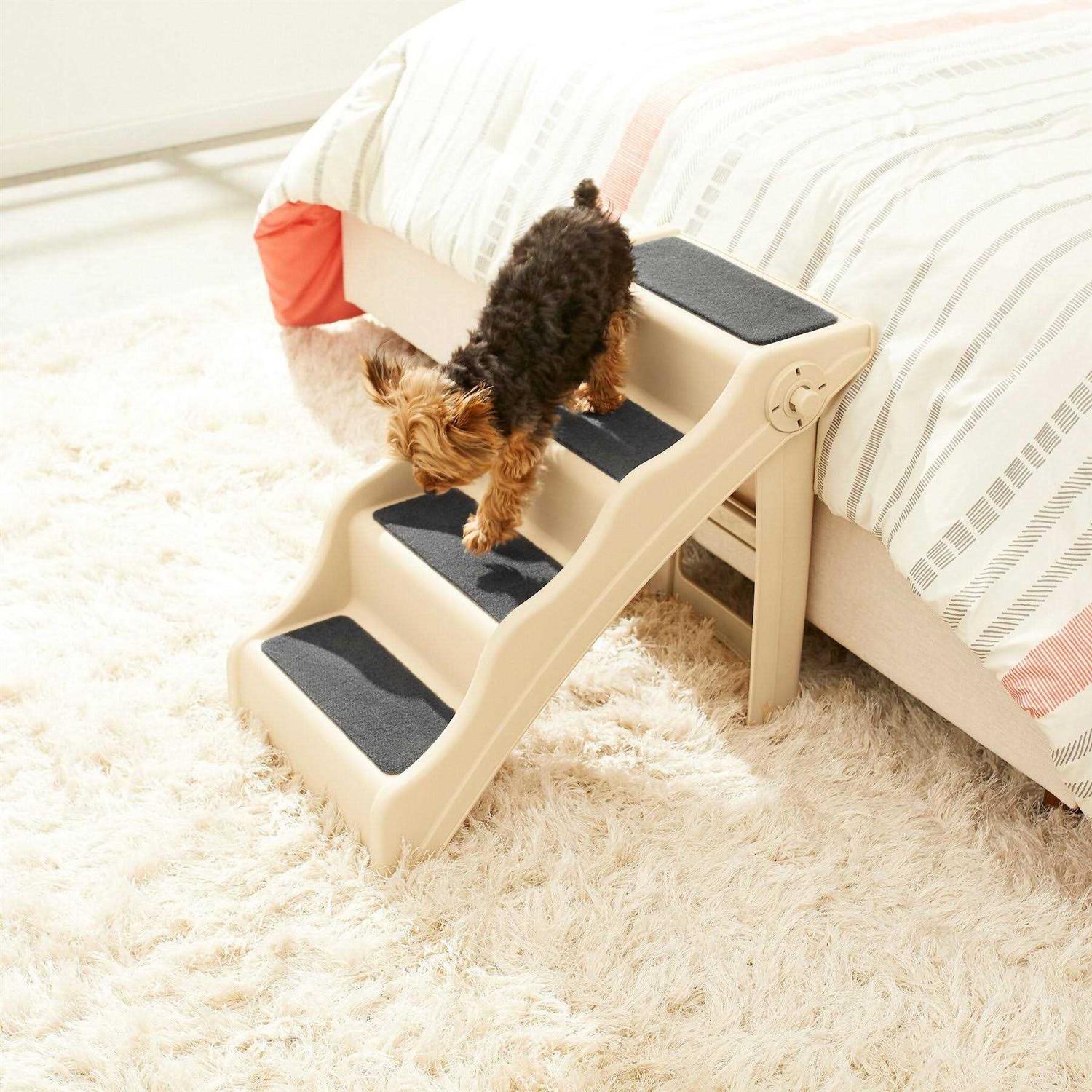 Frisco Foldable Nonslip Pet Steps - Healthber
