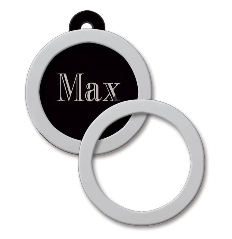 ID Tag Silencers for Large Bone & Large Circle Dog Tags - Healthber