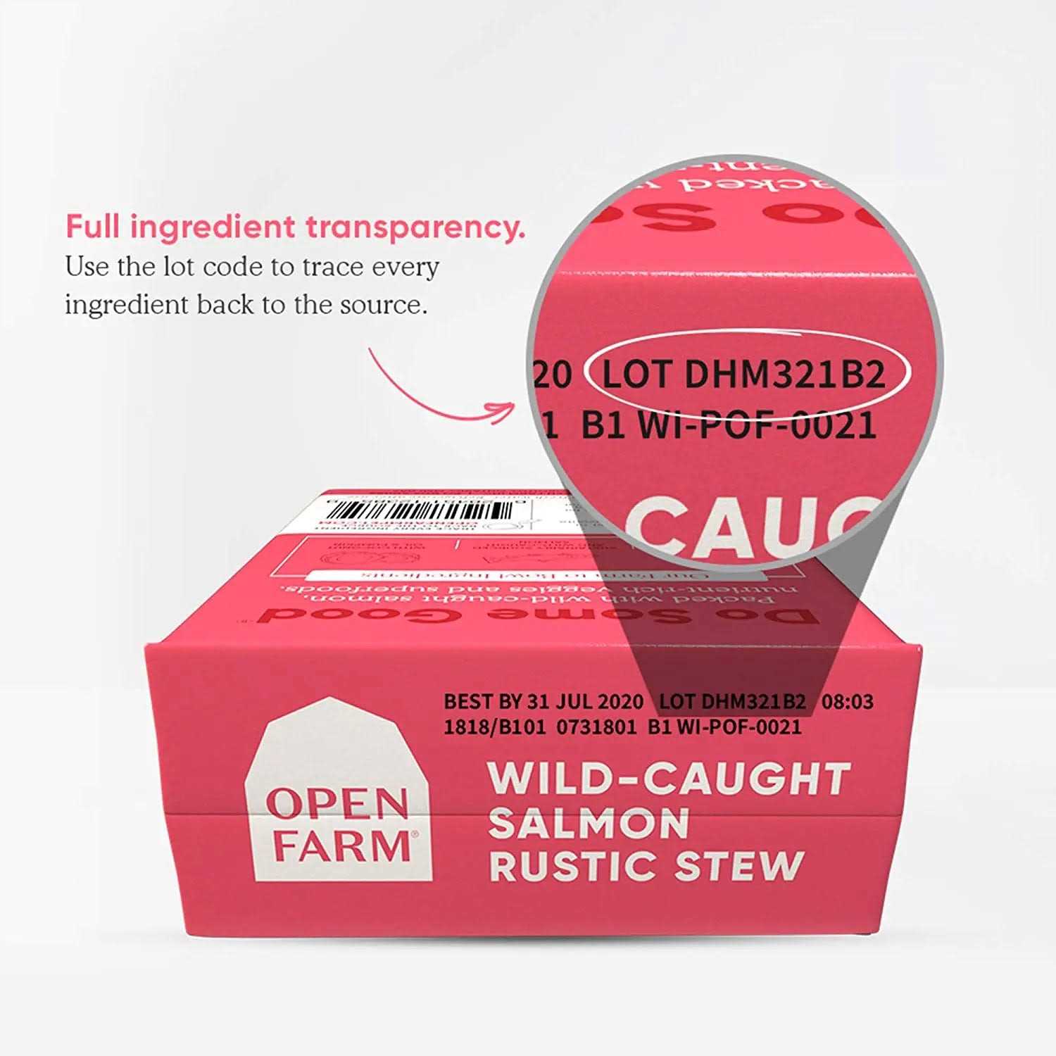 Open Farm Wild-Caught Salmon Rustic Stew Dog Food - Healthber