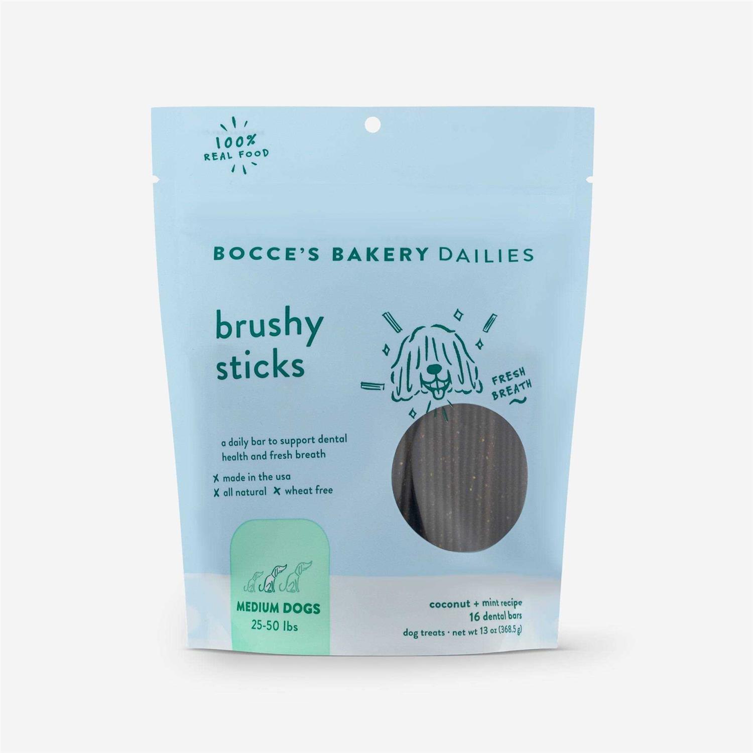 Bocce’s Bakery Brushy Sticks - Healthber