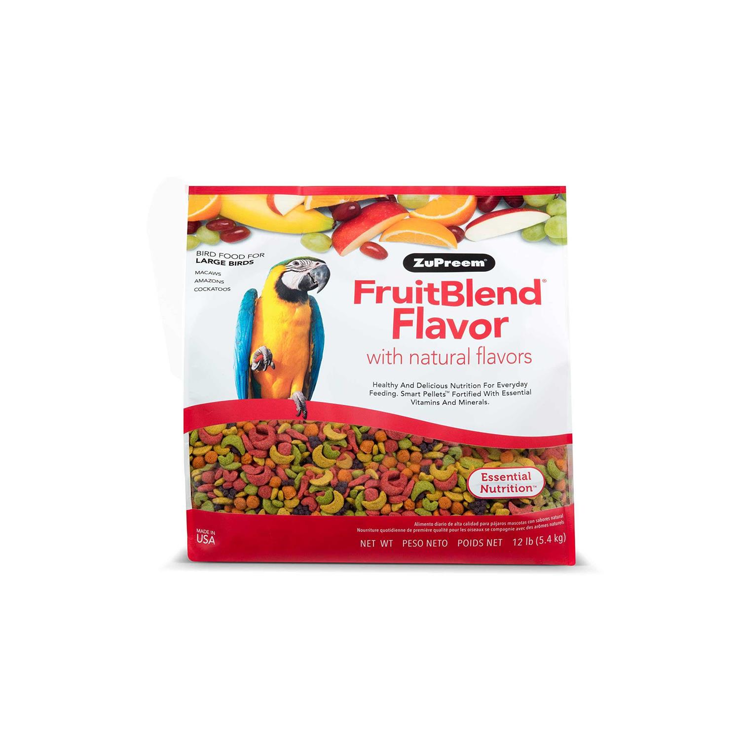 Zupreem FruitBlend Flavor Bird Food Large - Healthber
