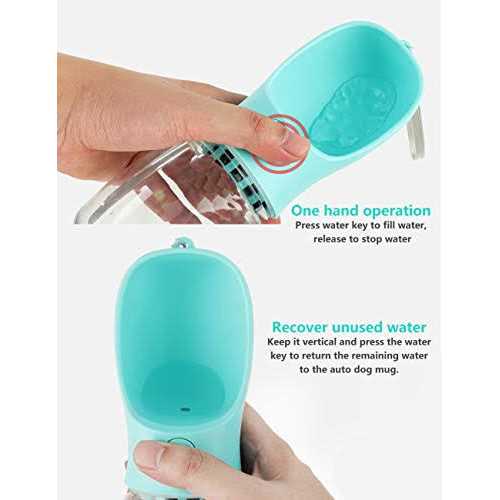 Kalimdor Dog Water Bottle Leak Proof Portable Puppy Water Dispenser with Drinking Feeder for Pets Outdoor Walking - Healthber