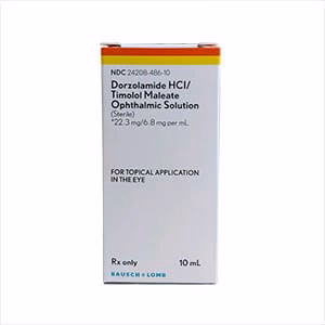 Rx Dorzolamide-Timolol Opth Solution, 22.3mg/6.8mg x10ml - Healthber