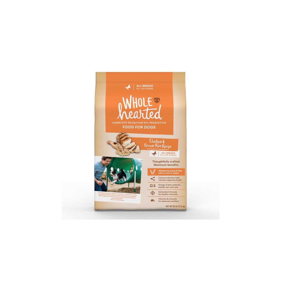 WholeHearted All Life Stages Chicken and Rice Recipe Dry Dog Food - Healthber
