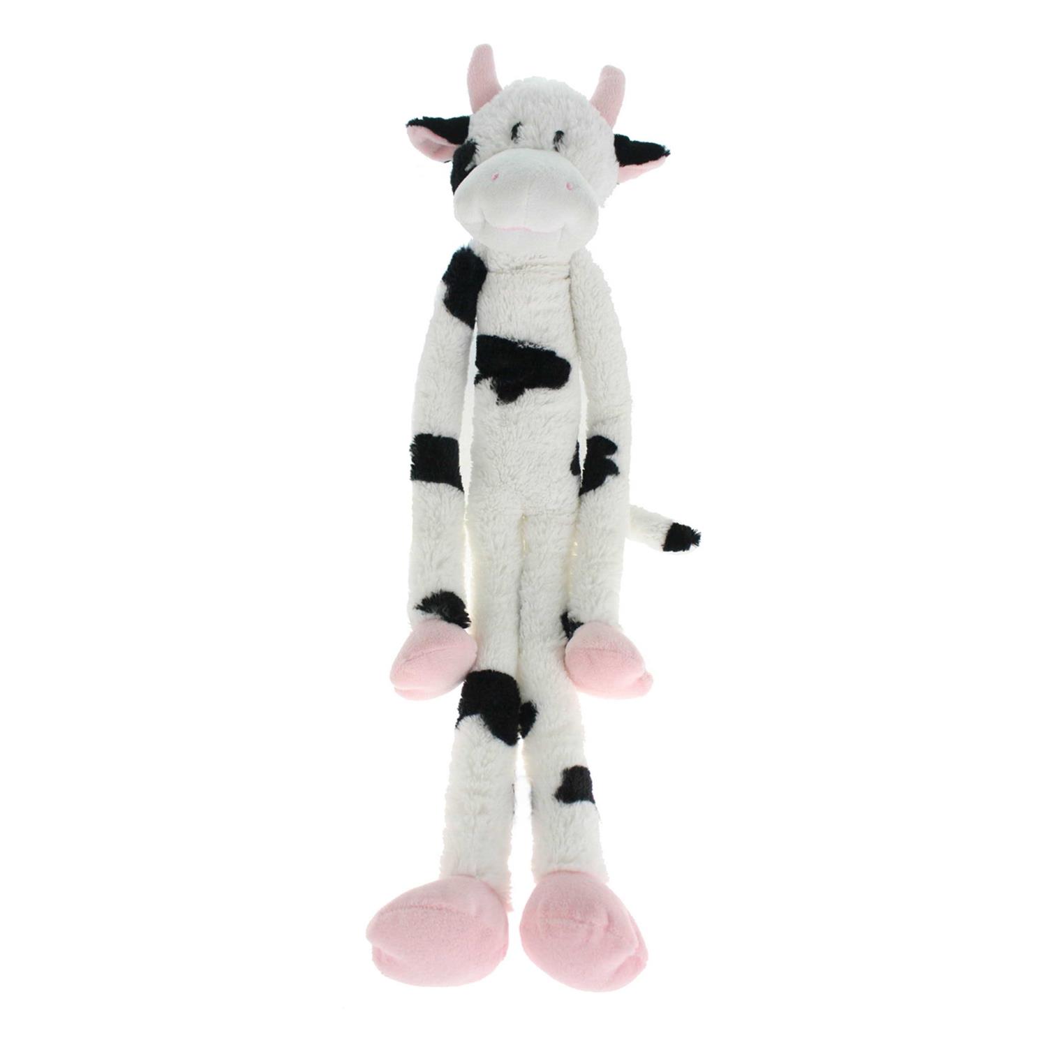 Multipet Swingin Slevins Dog Toy Cow - Healthber