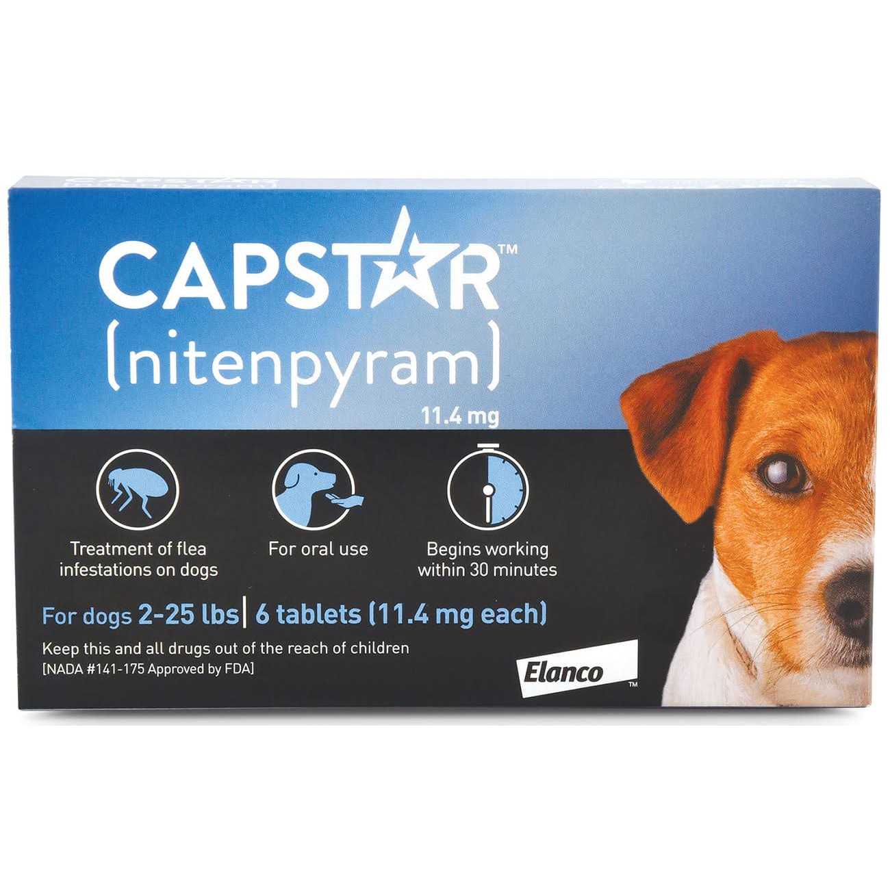 Capstar Flea Treatment for Dogs 2-25 lb - Healthber