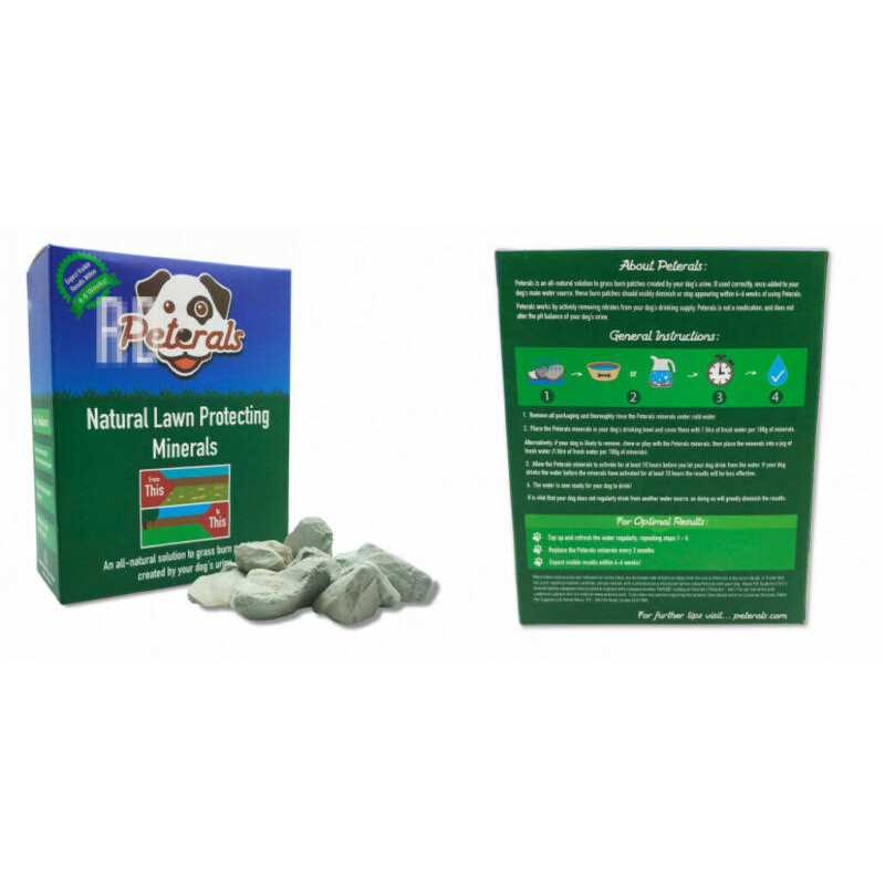 Peterals Natural Mineral Rocks to Prevent Lawn Grass Burn Yellow Patches from Dog Urine - Healthber