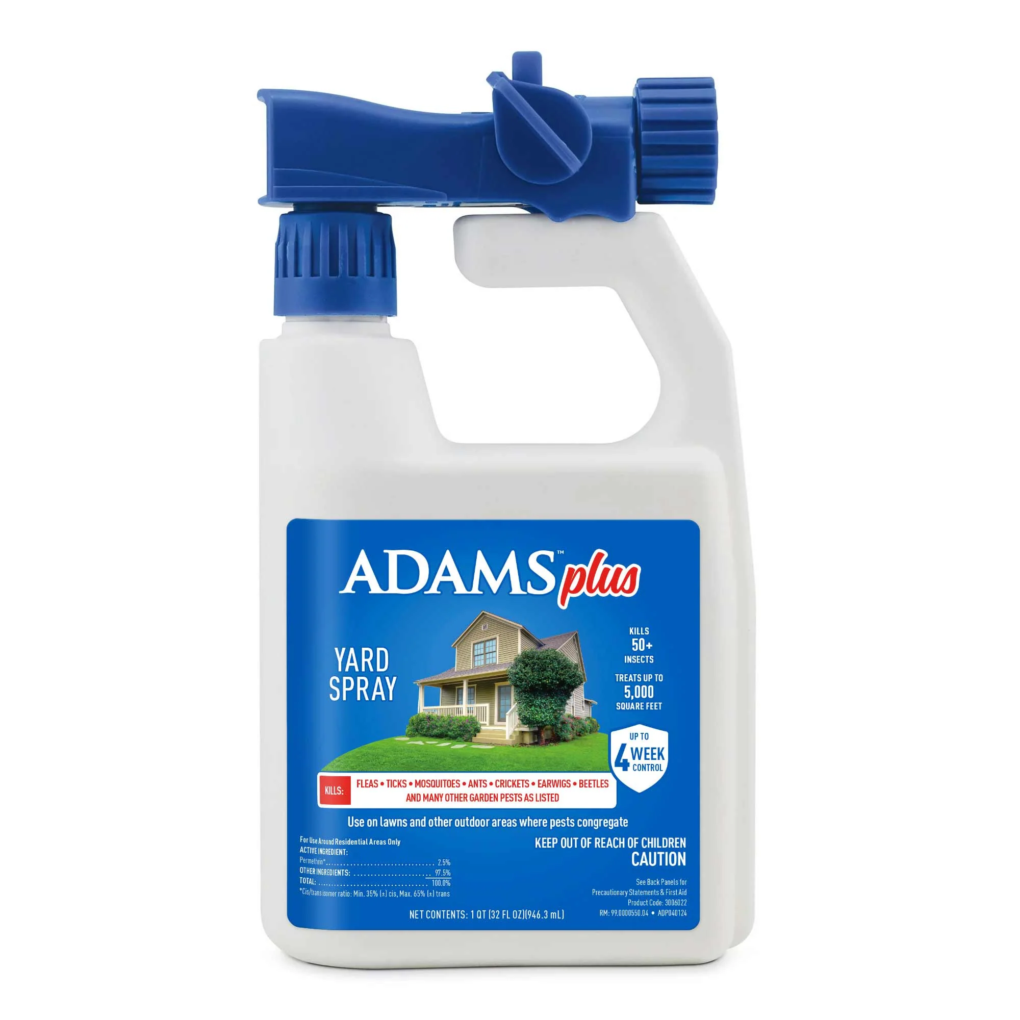 Adams Plus Yard Spray, 32 oz - Healthber