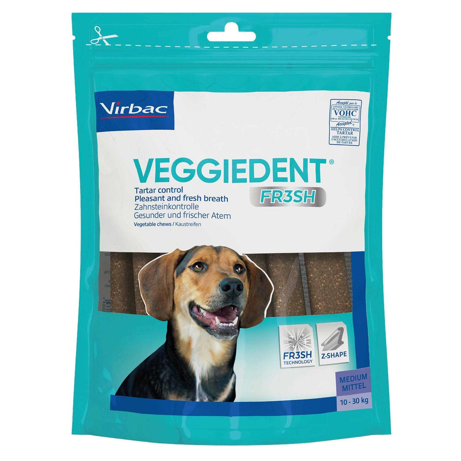 Virbac C.E.T. VeggieDent Dental Chews Dogs - Healthber