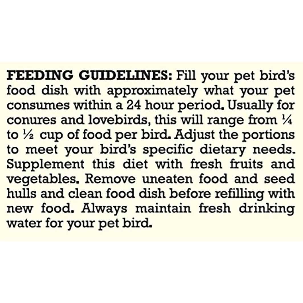Higgins Vita Seed Conure & Lovebird Food - Healthber