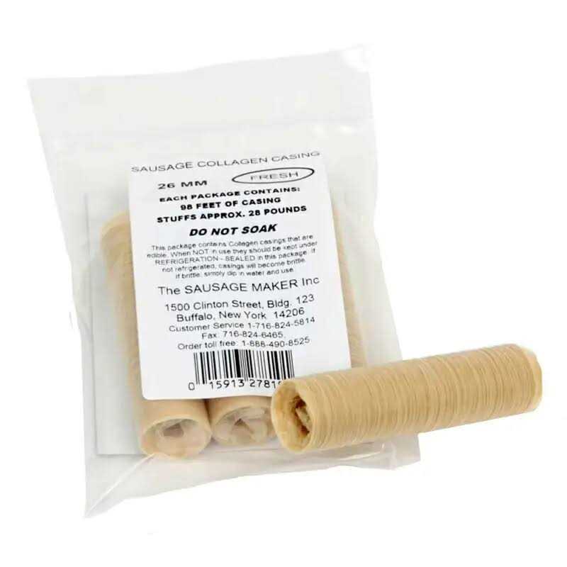 The Sausage Maker Collagen Sausage Casings - Healthber