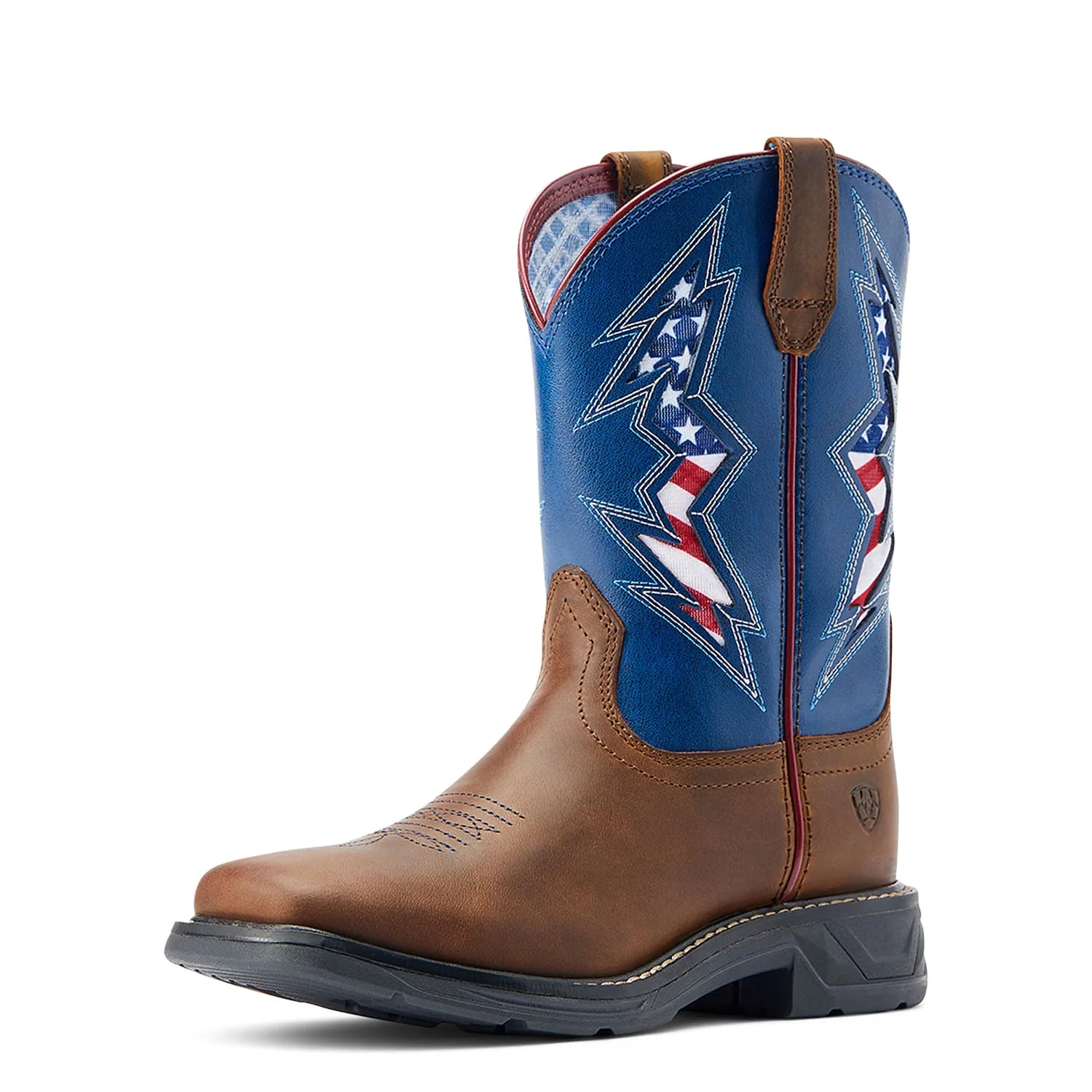 Ariat Youth WorkHog XT VentTEK Bolt Western Boot - Healthber