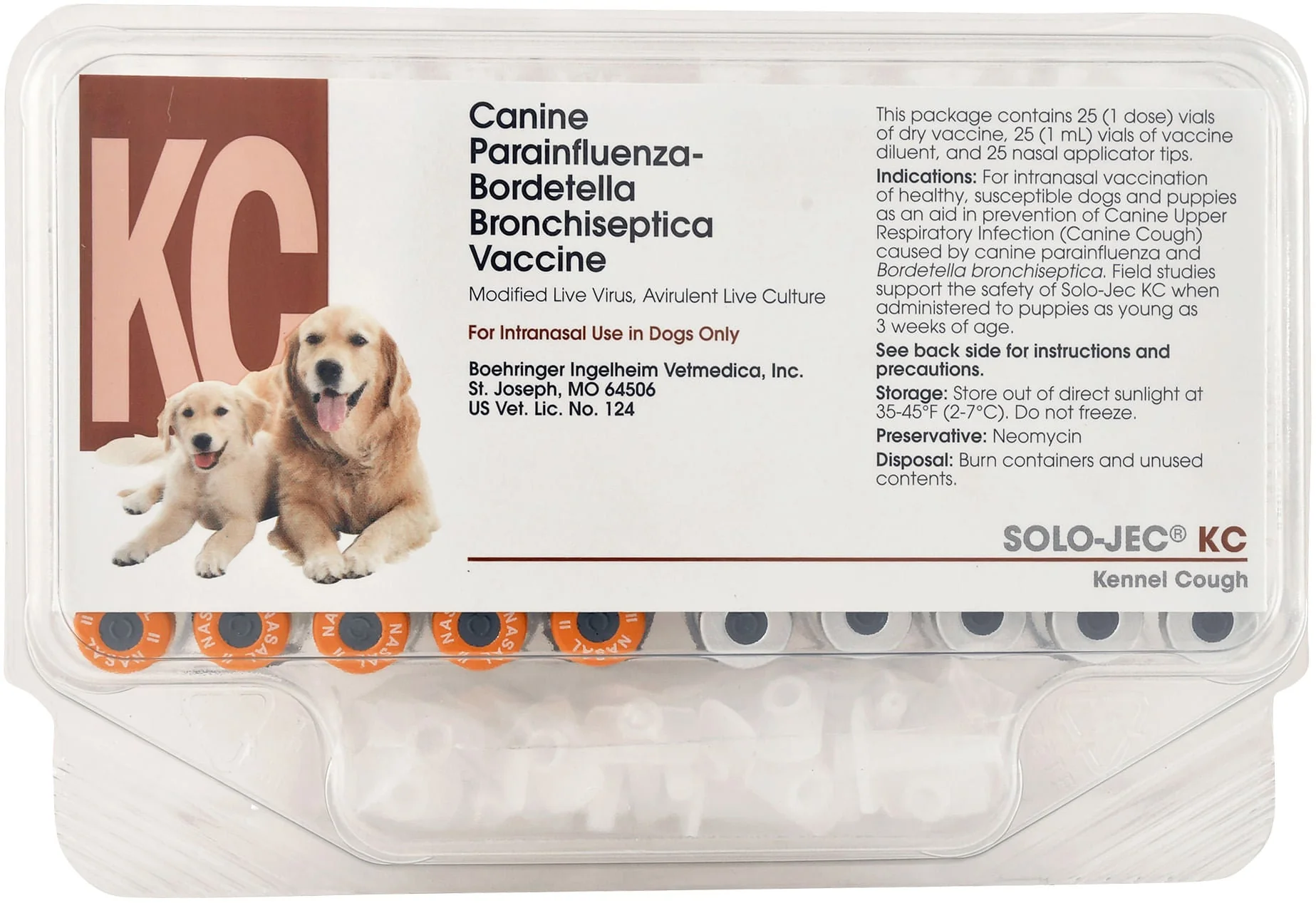 Solo-Jec KC (Kennel Cough) Intranasal Vaccine - Healthber