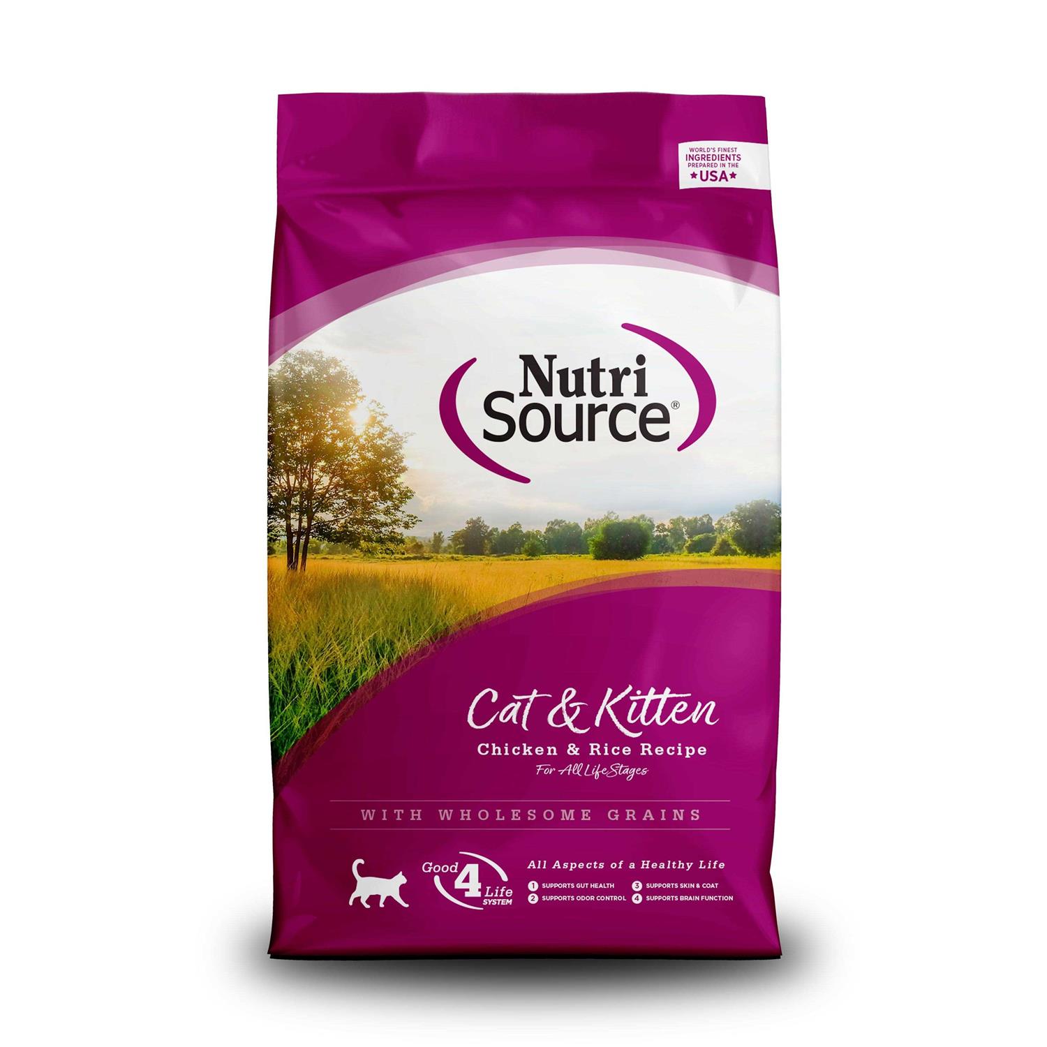 NutriSource Cat Kitten Dry Food, Chicken Rice - Healthber
