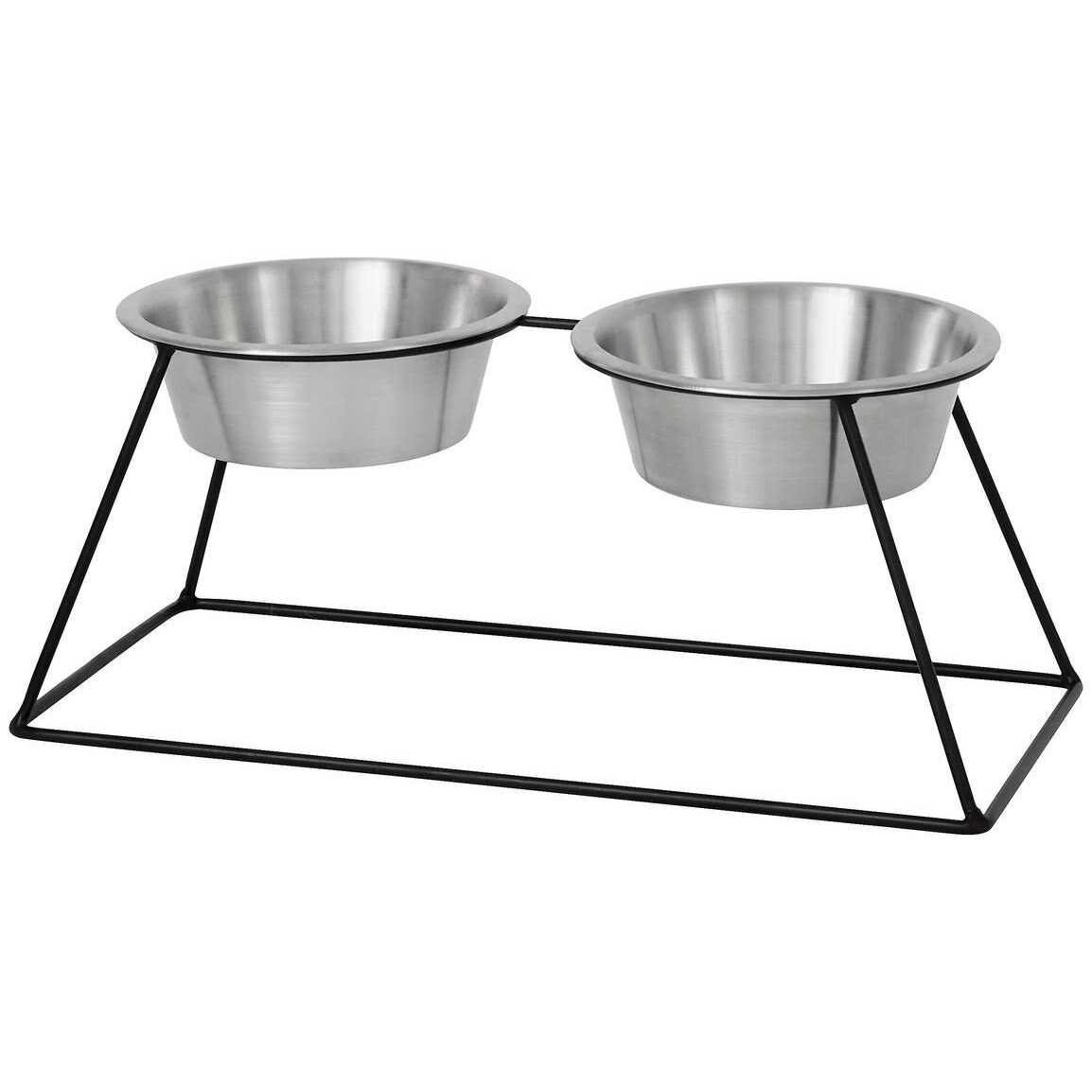 Frisco Pyramid Elevated Dog & Cat Diner - Healthber