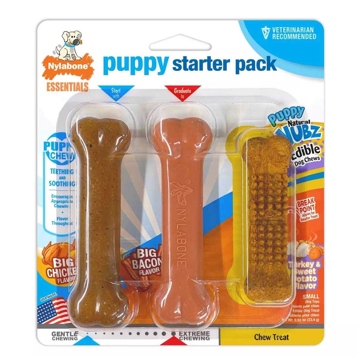Nylabone Puppy Starter Kit - Healthber