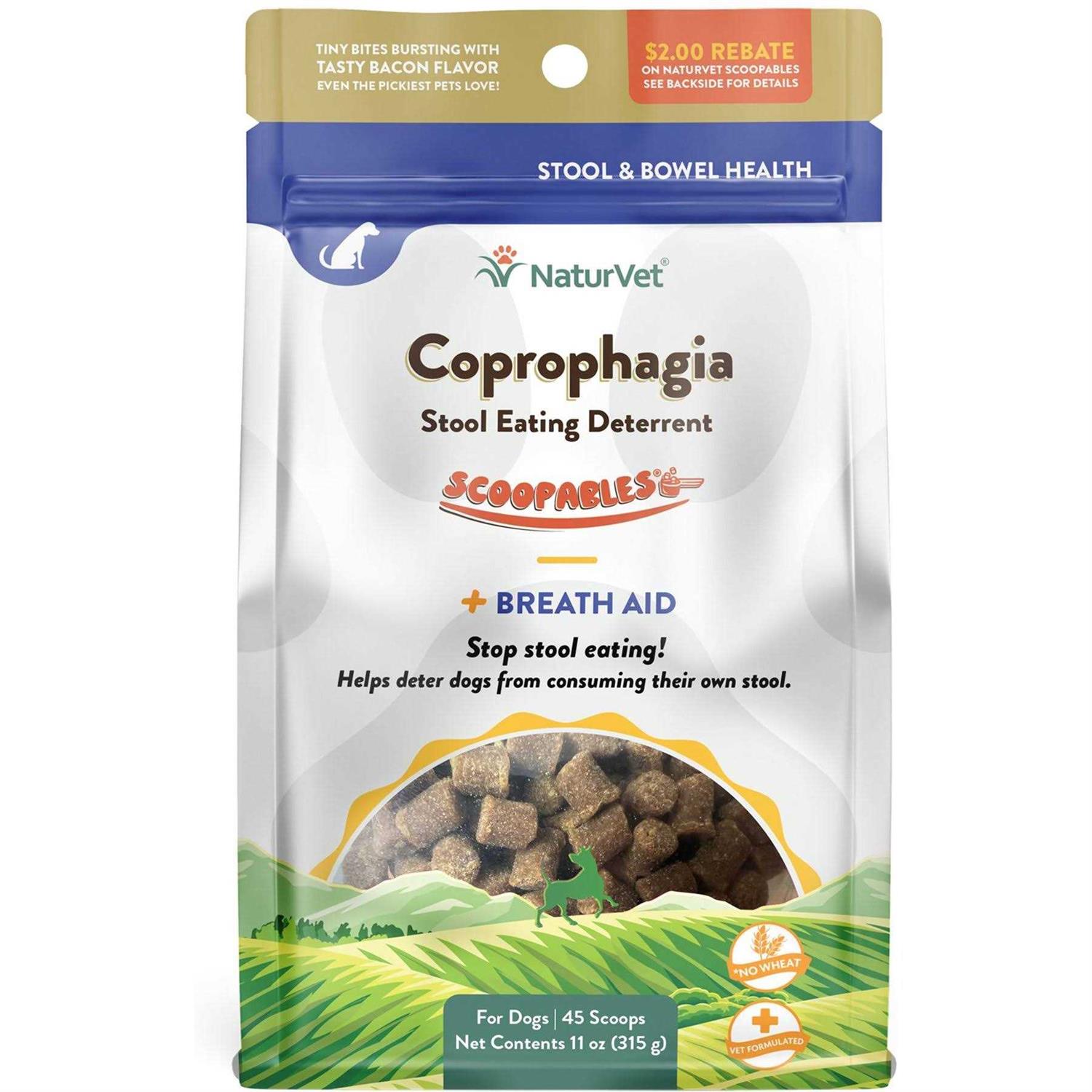 NaturVet Scoopables Coprophagia Stool Eating Deterrent - Healthber