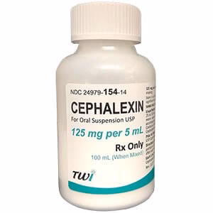 Rx Cephalexin (Generic) Oral Suspension for Dogs - Healthber