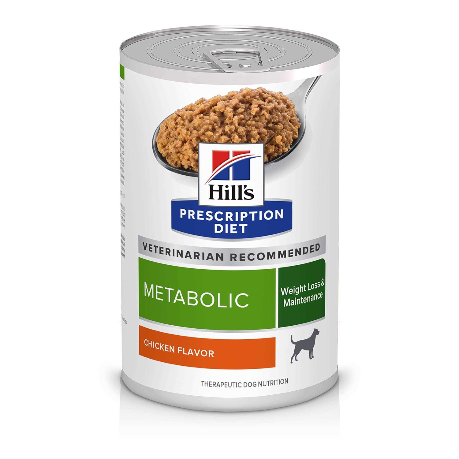 Hill’s Prescription Diet Metabolic Weight Management Chicken Flavor Canned Dog Food - Healthber