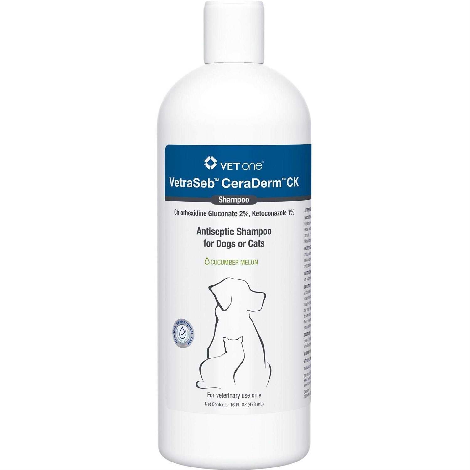 VetraSeb CeraDerm CK Antiseptic Shampoo - Healthber