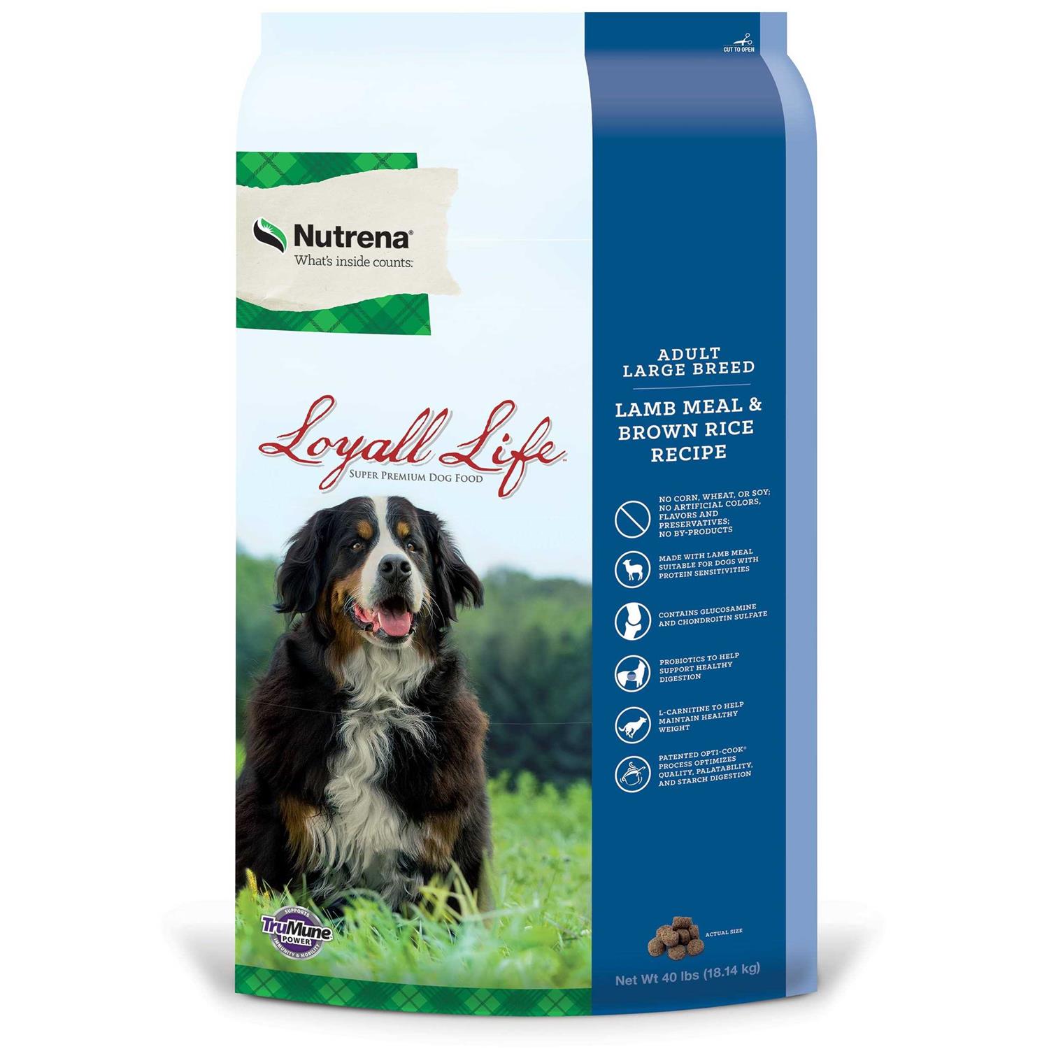 Loyall Life Adult Large Breed Lamb Meal & Rice - Healthber