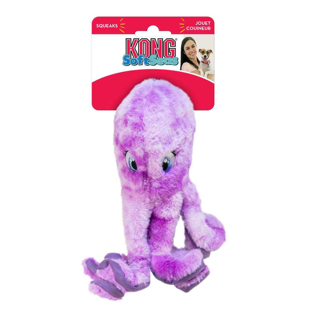 Kong SoftSeas Octopus Dog Toy - Healthber