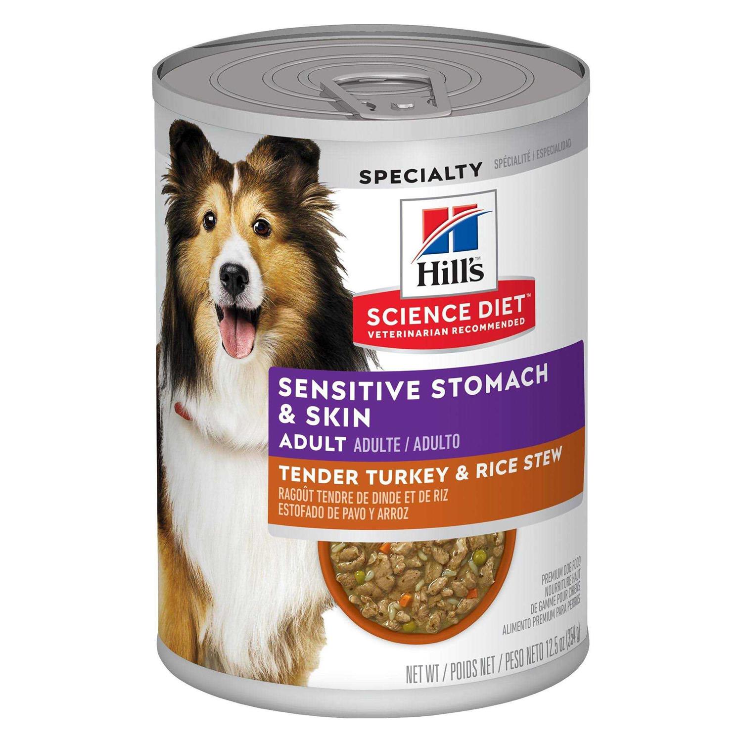 Hill’s Science Diet Sensitive Stomach & Skin Adult Dog Food Turkey - Healthber