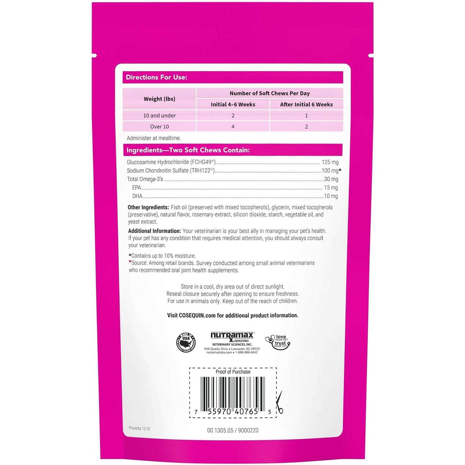 Nutramax Laboratories Cosequin Soft Chews Joint Supplement for Cats - Healthber