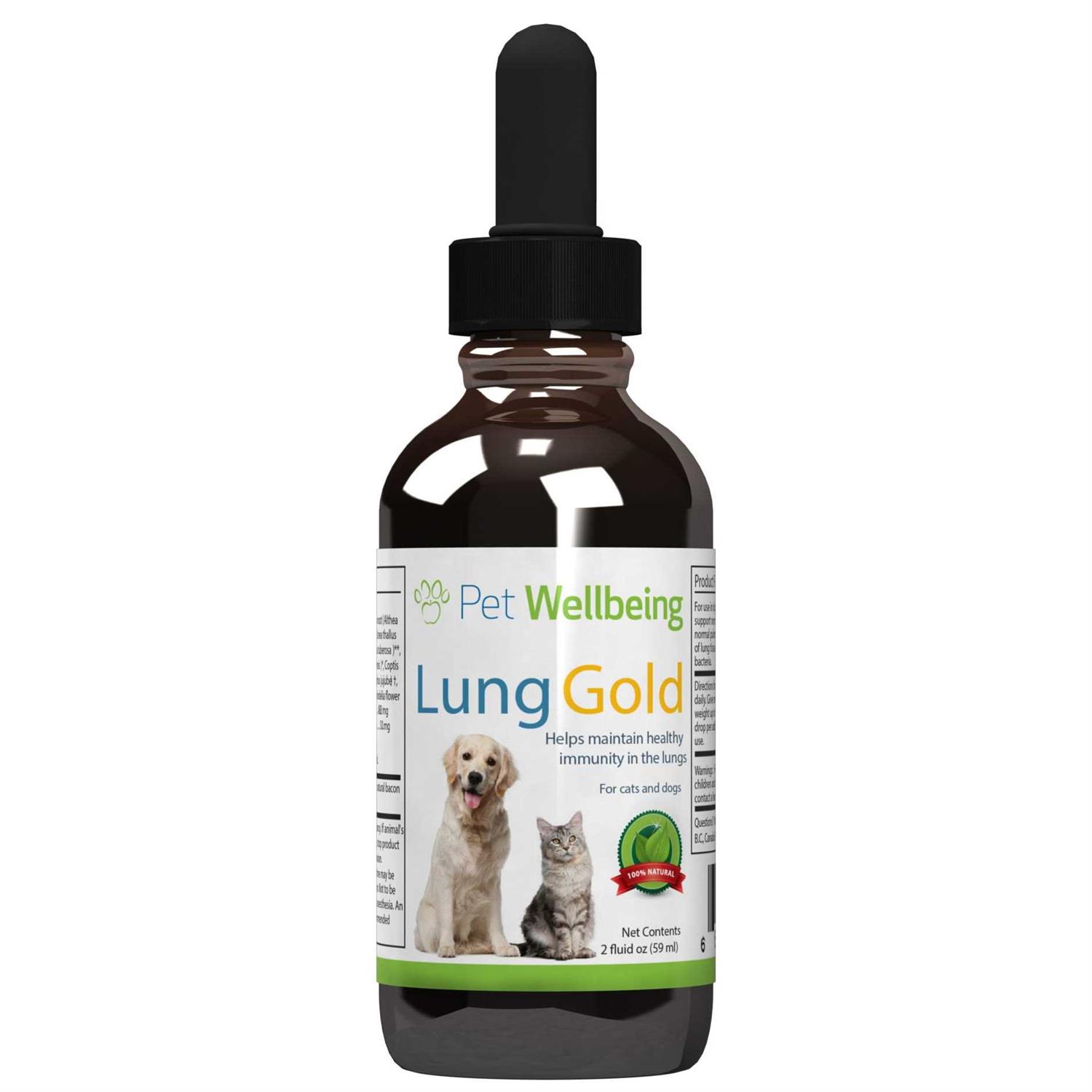 Pet Wellbeing Lung Gold for Dogs - Healthber