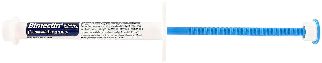Bimectin Paste Horse Dewormer, 1-dose - Healthber