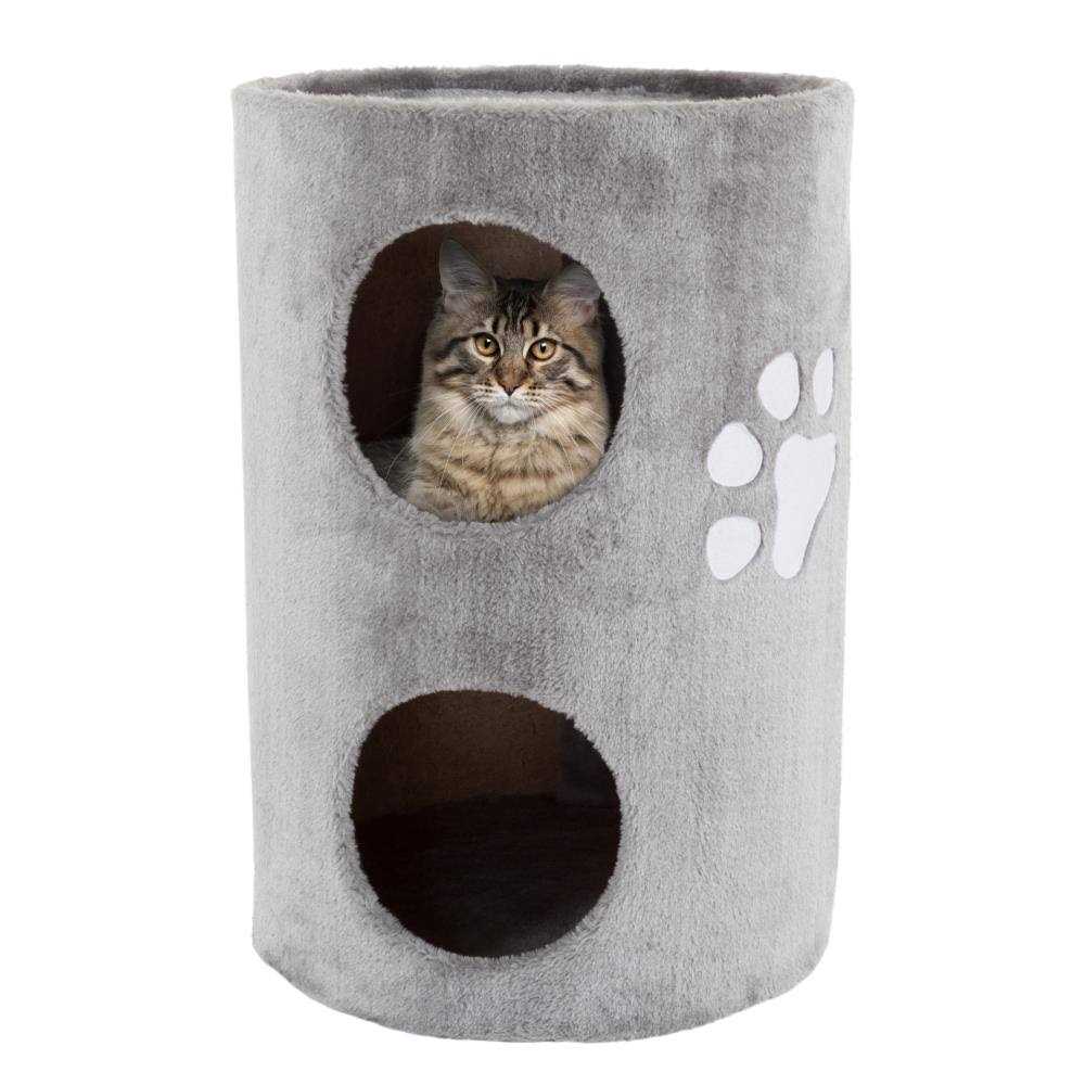 Pet Adobe 2-Story Cat Condo & Scratching Pad 129409XSV - Healthber