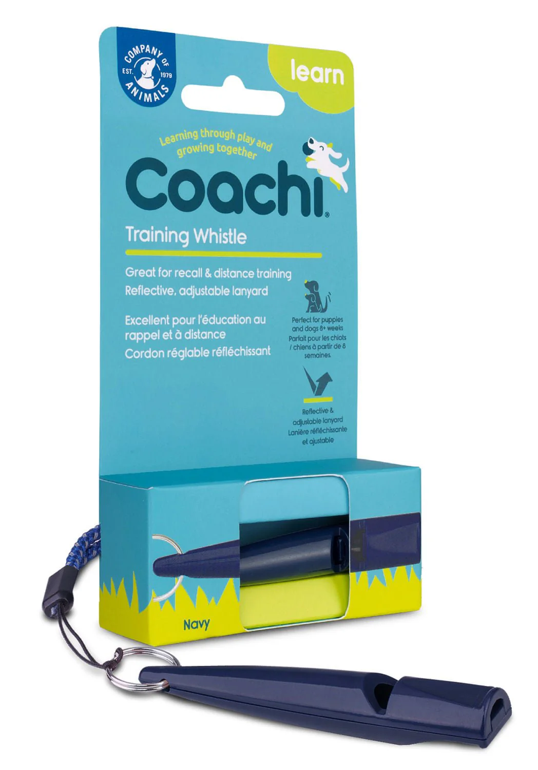 Coachi Training Dog Whistle, Navy - Healthber