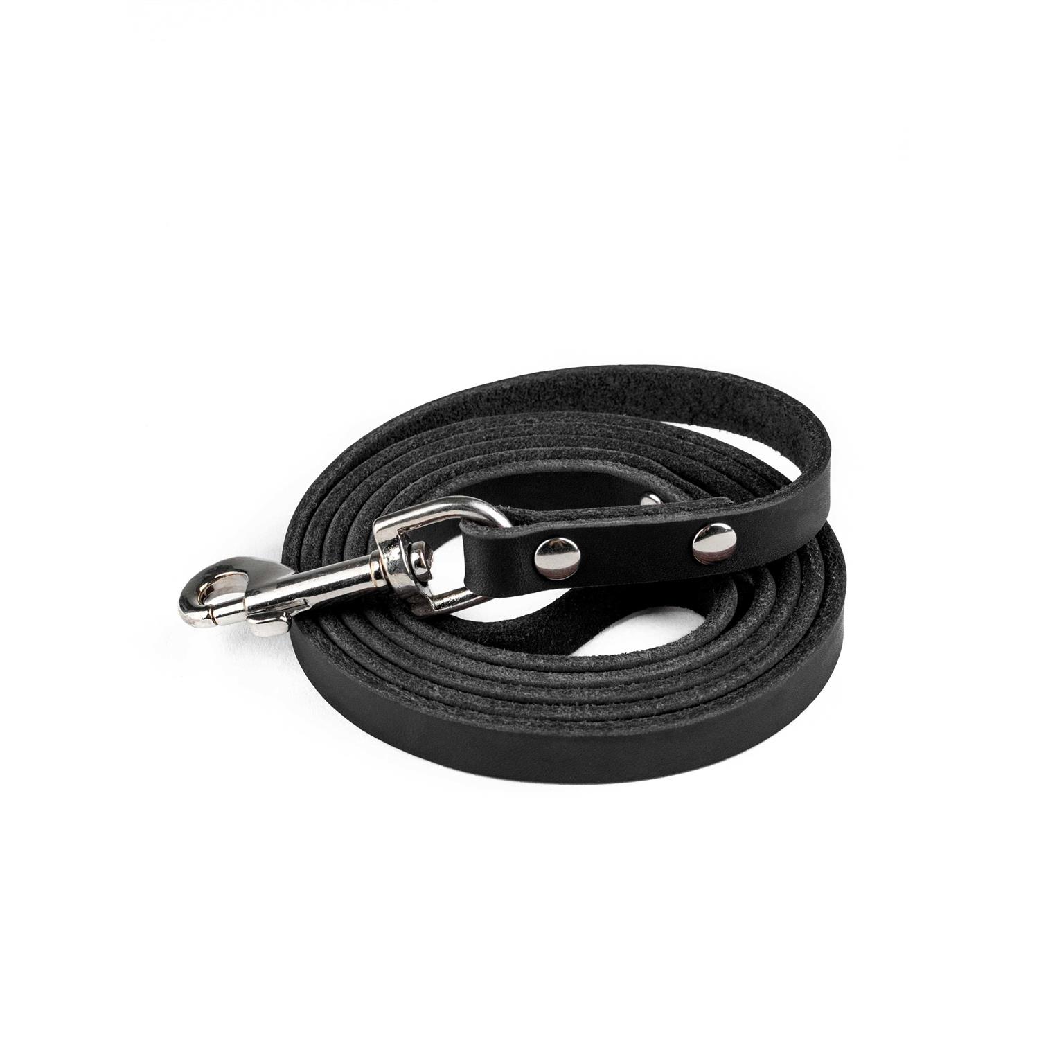 Mighty Paw Leather Dog Leash Super Soft Distressed Leather - Healthber