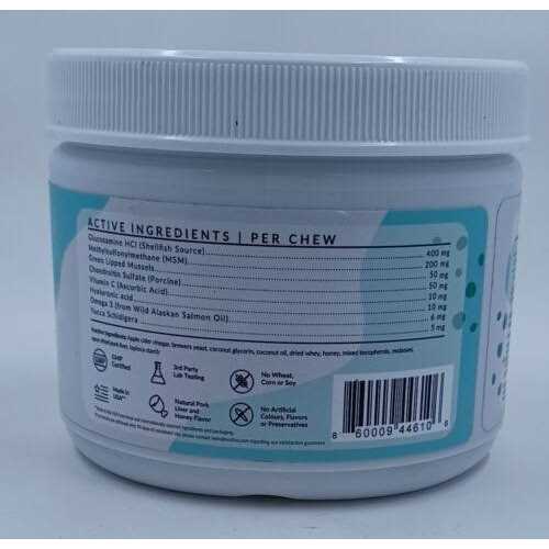 Wuffes Chewable Dog Hip and Joint Supplement for Small & Medium Breeds - Healthber