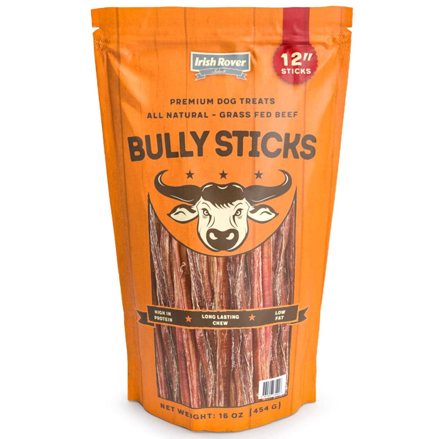 Irish Rover Beef Bully Sticks - Healthber