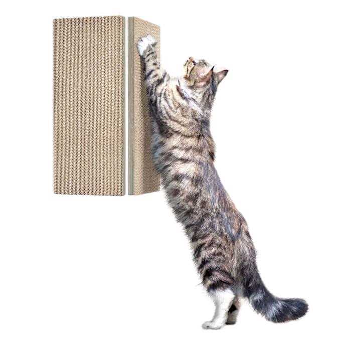 Way Basics Cat Scratcher Corner Wall Mounted - Healthber