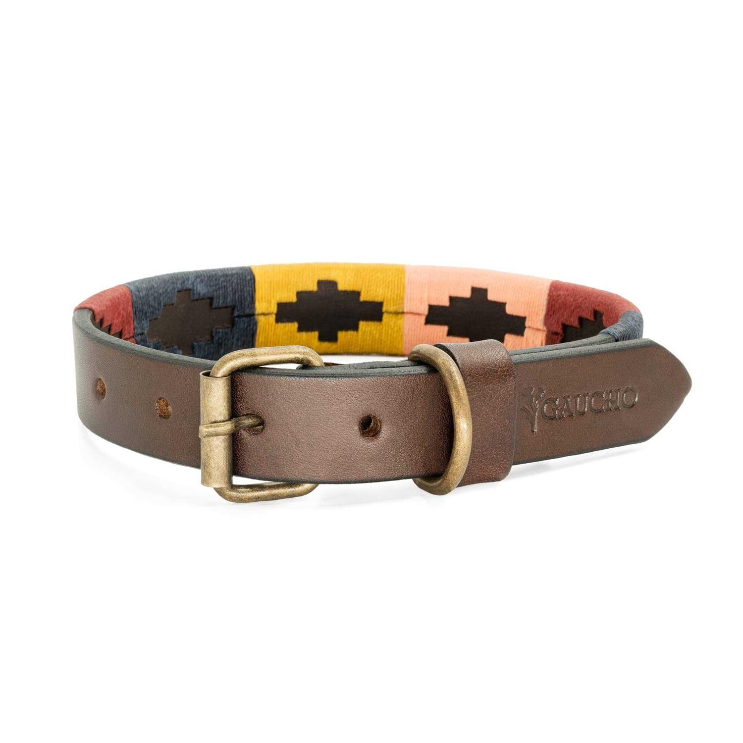 GauchoLife Polo Dog Collar Leather Hand-Stitched - Healthber