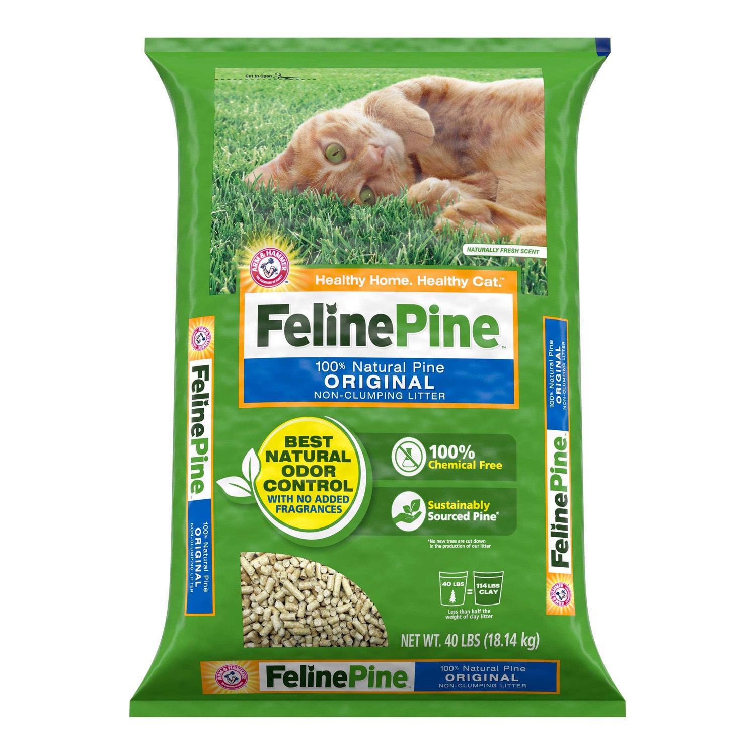 Feline Pine Cat Litter Original - Healthber