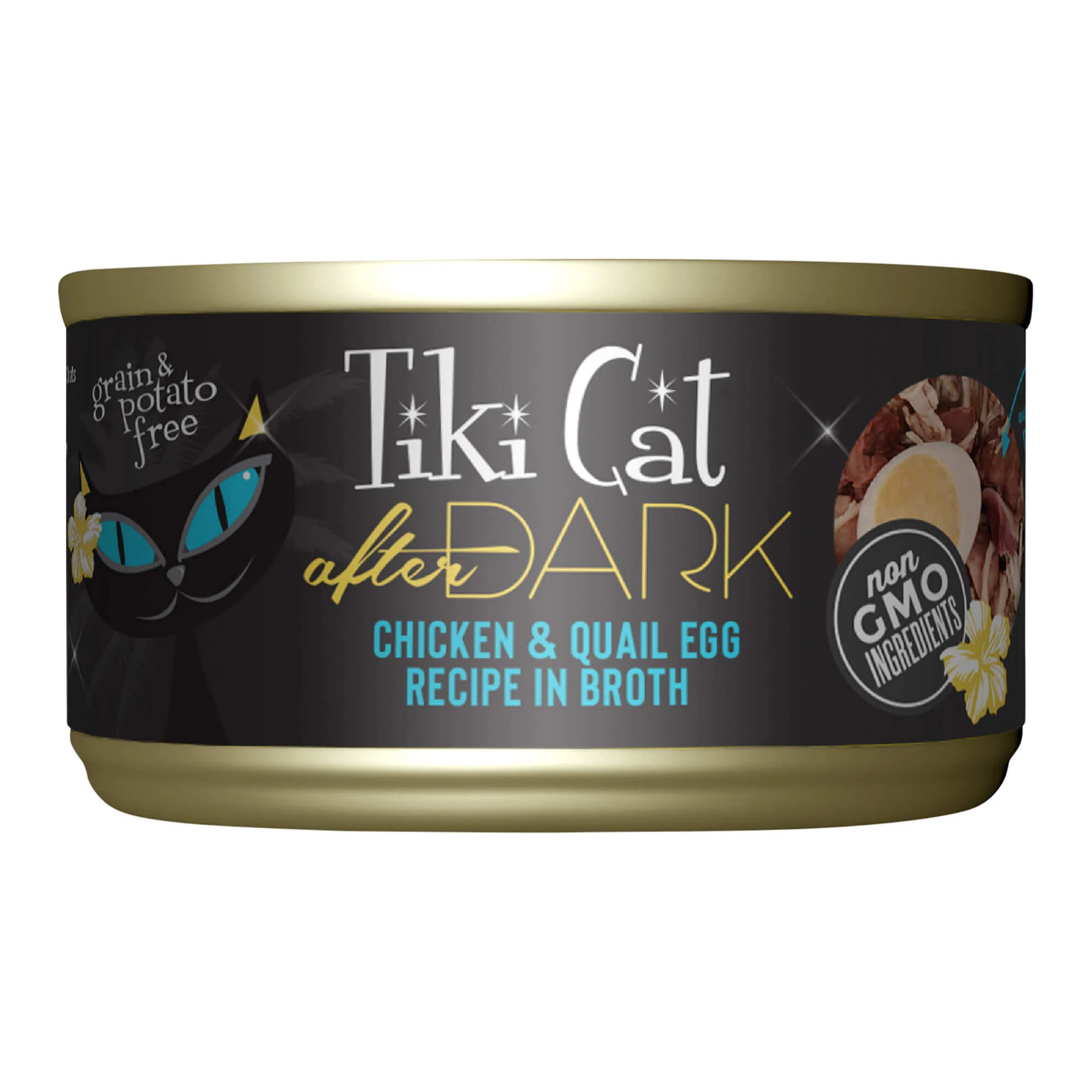 Tiki Cat After Dark Wet Cat Food, Chicken & Quail Egg - Healthber