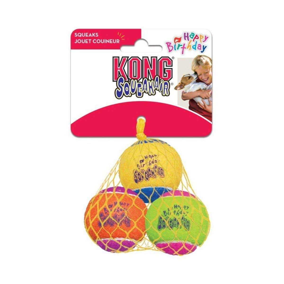Kong Squeakair Tennis Balls - Healthber