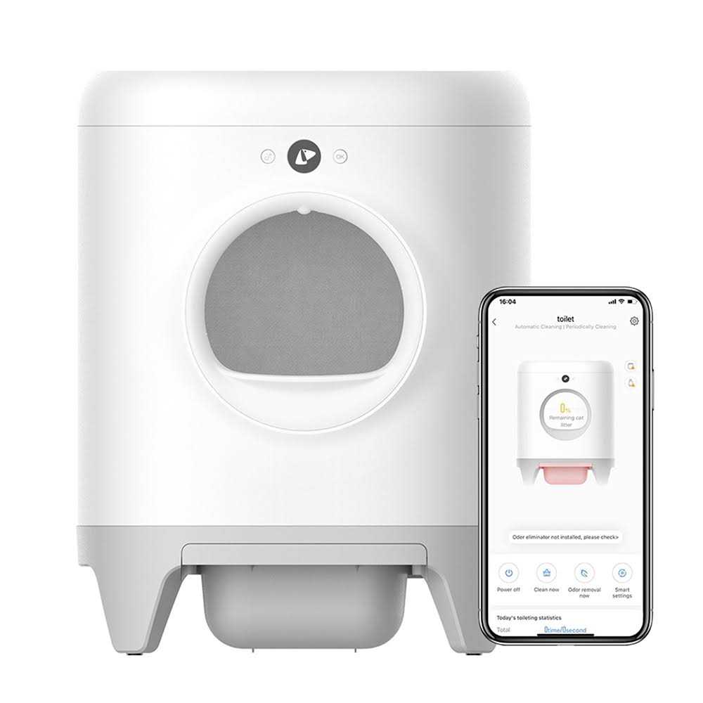 Petkit PuraX Self-Cleaning Wifi Enabled Automatic Cat Litter Box for Multiple Cats with Litter Mat - Healthber