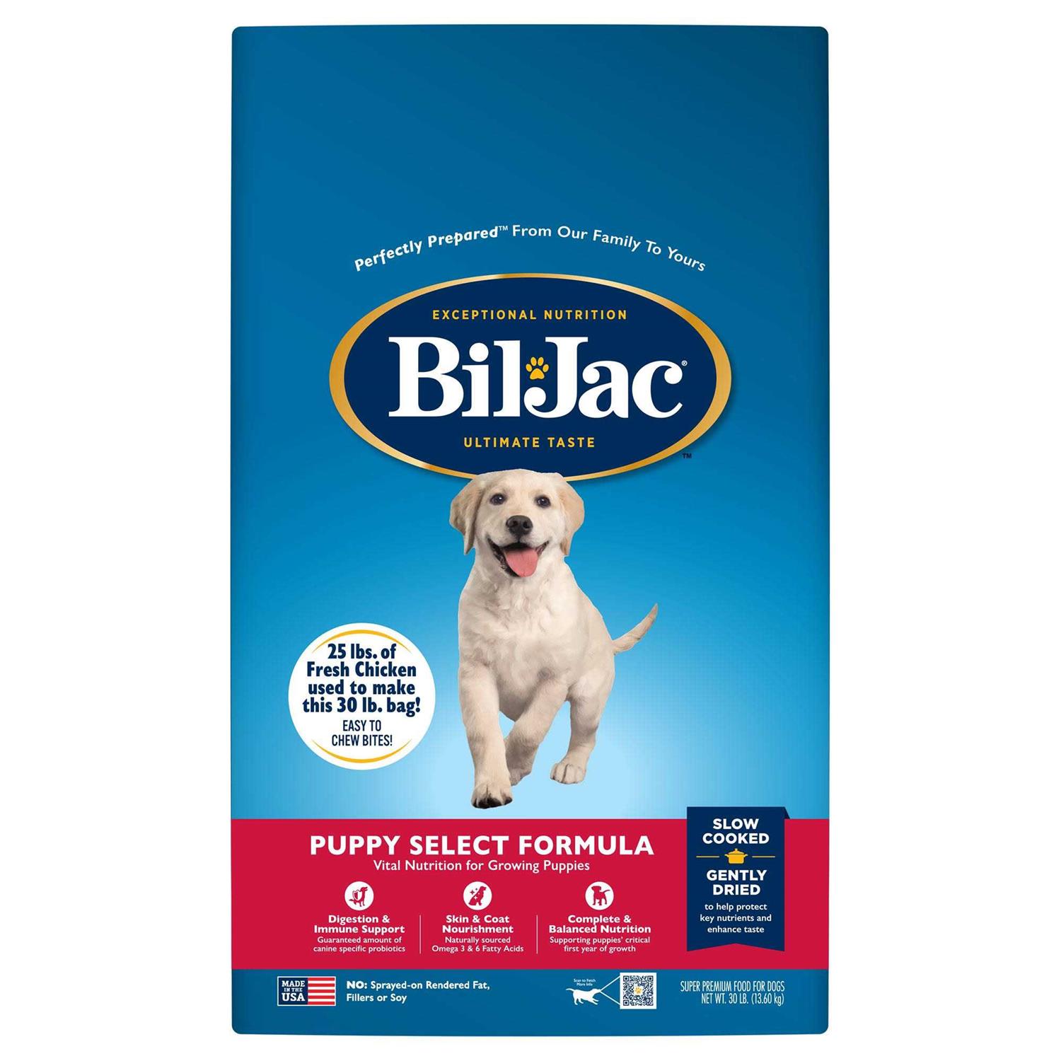 Bil-Jac Puppy Select Dog Dry Food - Healthber