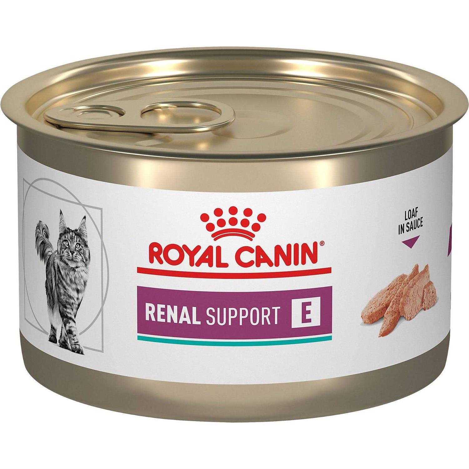 Royal Canin Veterinary Diet Adult Renal Support E Loaf in Sauce Canned Cat Food - Healthber