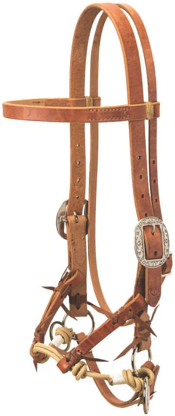 Justin Dunn Side Pull/Bitless Bridle - Healthber