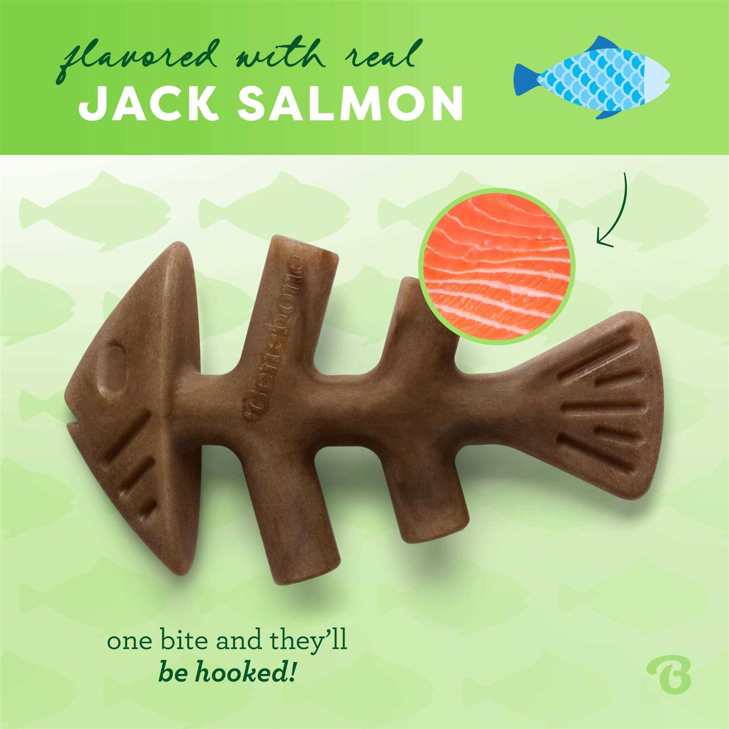 Benebone Fishbone Dog Chew - Healthber