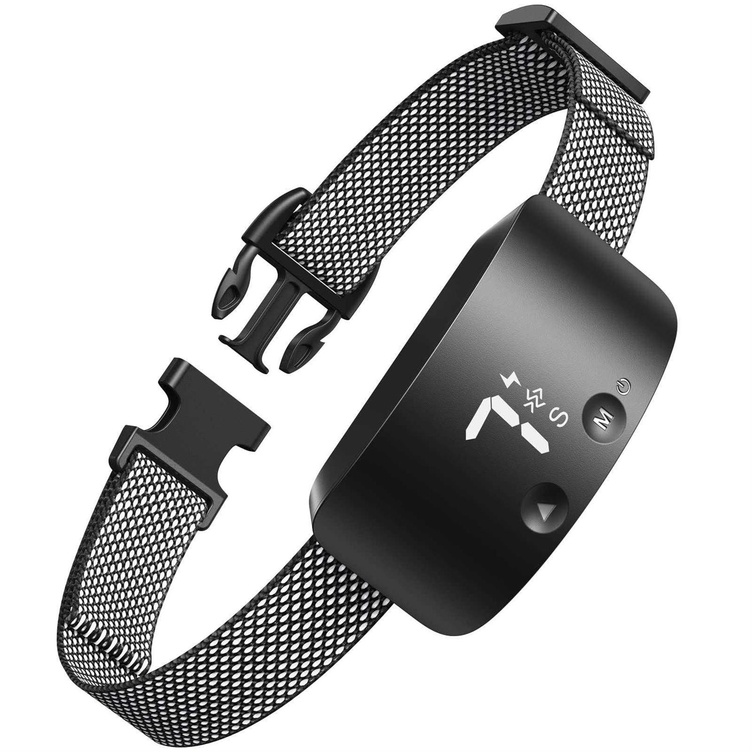 NBJU Bark Collar for Dogs,Rechargeable Anti Barking Training Collar with 7 Adjustable Sensitivity and Intensity Beep Vibration for Small Medium - Healthber