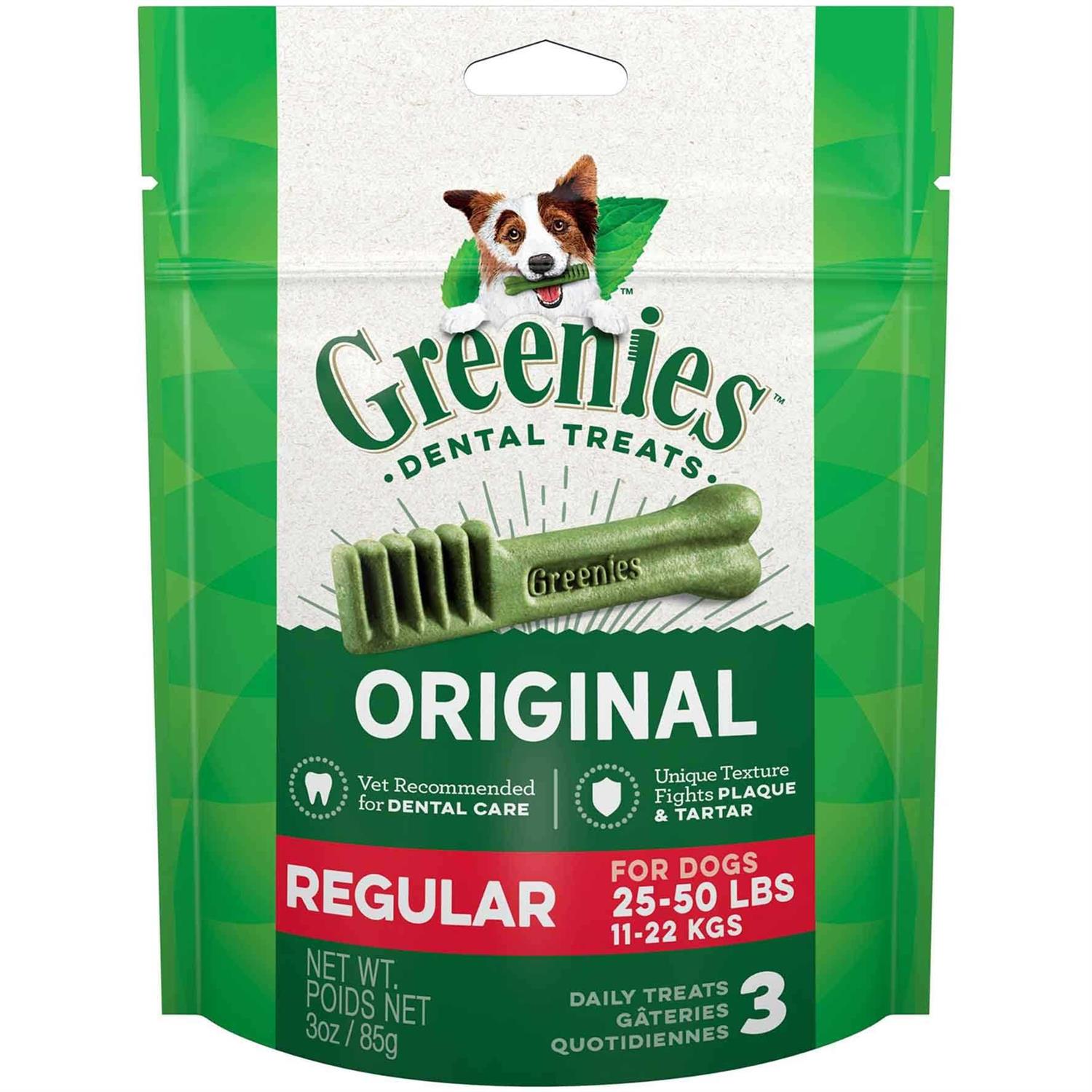Greenies Dental Dog Treats Regular Original - Healthber